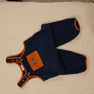 Patagonia fleece baby overalls 2t